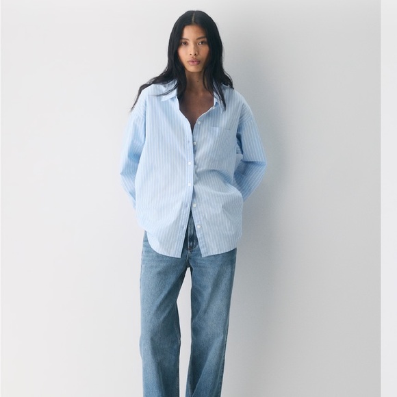 Wilfred Tops - Wilfred Reminisce Relaxed Poplin Shirt